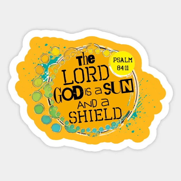 Bible Verse Waterproof Vinyl Sticker for Motorcycle Bike Laptop Tumbler
