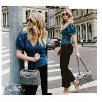 ❤️ kurt​  geiger london​ silver.tweed mayfair  Crossbody.bag ของแท้นำเข้า แบรนด์อังกฤษ