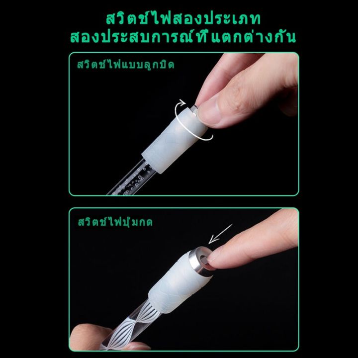 smilewil-ปากกาหมุน-ปากกาเรืองแสง-กันลื่น-หมุนได้สบาย-ไม่สามารถเขียนได้-spinning-pen-with-light