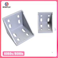 6060 8080 Aluminum Angle Brackets Corner Joint Connector for T Slot Aluminum Profile 6060 or 8080 Series Hand Tool Parts Accessories