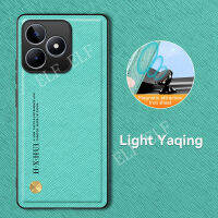 เคสโทรศัพท์ TPU สไตล์ใหม่สำหรับ Realme C53หรูหราผู้ชาย PU หนังกันกระแทก Realmec53ผิวสัมผัสปลอกอ่อน REALMEC53 2023