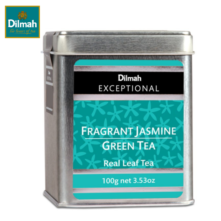 ครบ-2000-รับฟรีที่กรองชาสแตนเลส-990-ดิลมา-ชาใบ-ฟรากรานท์-จัสมิน-100-กรัม-dilmah-exceptional-fragrant-jasmine-green-tea