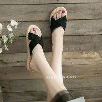 LOKAL (Local) DOMMO - D5084 Ethnic Suede Slip On Womens Sandals RM 03