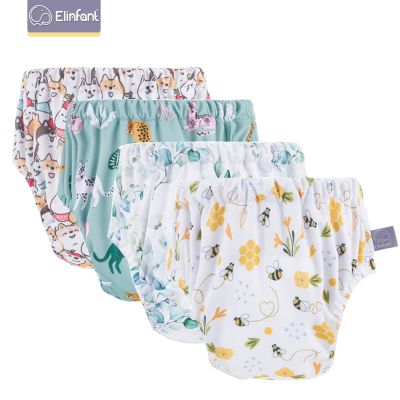 กระเป๋าใส่ผ้าอ้อมเด็กทารกหนังนิ่มใช้ซ้ำได้,Celana Training กางเกงทารกผ้าอ้อมกางเกงในเปลี่ยนผ้าอ้อม