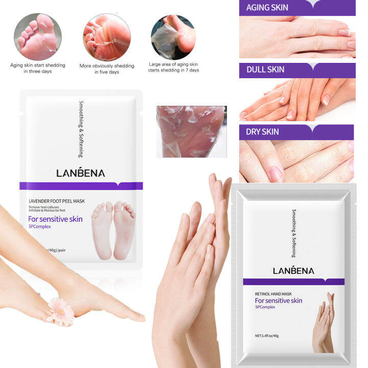 Exfoliating Foot Mask Preventing Chapped Hands and Feet Hand and Foot