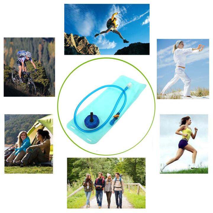 Foldable 2L Wide Mouth Hydration Drinking Sports Hiking Water Bladder