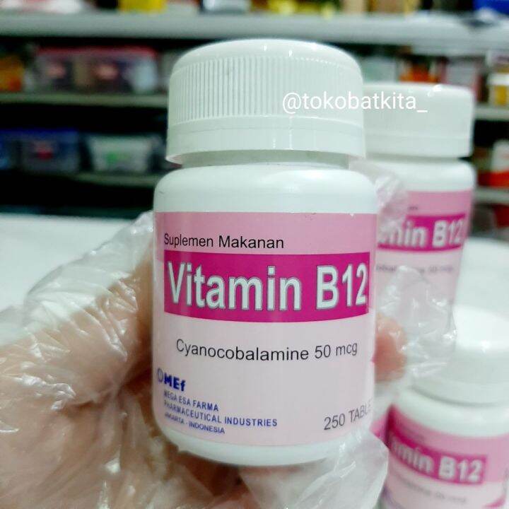 [250TABLET] VITAMIN B-12 MEF / MULTIVITAMIN TABLET / PEMBENTUKAN SEL ...