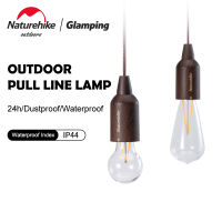 Naturehike Outdoor Pull String Light ตะเกึยงแคงปิ้ง โคมไฟชาร์จแบตเตอรี่ ไฟฉายเต็นท์ กันน้ำ น้ำหนักเบา