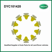 10ชิ้น DYC101420ท๊อตเครื่องซักผ้าประตูท้ายรถยนต์สำหรับรถยนต์ LR 3 4 Freelander 1ค้นพบ2 3 4 Land Range Rover คลิปรถสปอร์ต