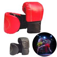 2023✟❖◄ 1 Pair Boxing Gloves Adults Women Men Boxing Sanda Gloves Unisex Boxing Training Exercise Leather Gloves Sports Protection Mitts