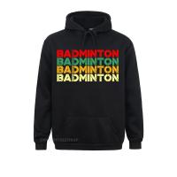 Crewneck Badminton Harajuku Hoodies Badminton Love Badminton Long Sleeve Vintage For Camisas Natural Cotton Top US Size