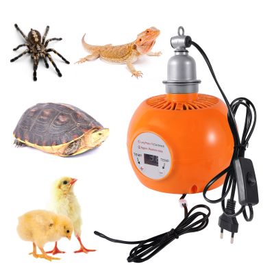 ；【‘； 220V 150W New Heating Lamp Thermostatic Temperature Controller Heater Farm Animal Warm Light For Chicken Piglet Dog Pet  Incubat