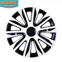 Koshi wheel cover ฝาครอบกระทะล้อ 14 นิ้ว ลาย 5083WB (ขายแยกฝา  1ฝา) ขาว/ดำ