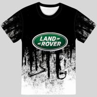 T SHIRT - High-Quality Hot-Selling Brand T-Shirt Mens Fun 3D Land Rover Car Logo Printing Short-Sleeved Mens Fashion Plus Size Slim-Fit  - TSHIRT