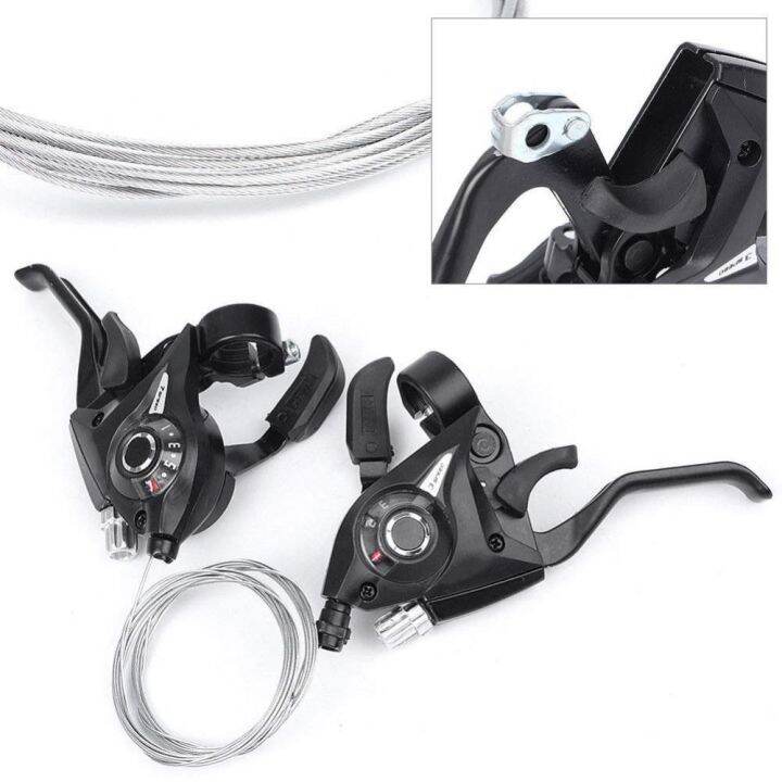 WM SHIMANO 3x7 21 Speed Bicycle Brake Lever Shifter Set DW01 Lazada PH