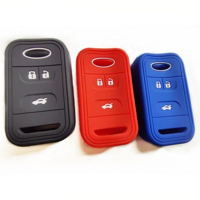 dfthrghd Silicone Key Case Car Styling For Chery 3 Buttons Tiggo Arrizo Pro 8 7 5X Auto Smart Remote Key Cover Protector Car Accessories