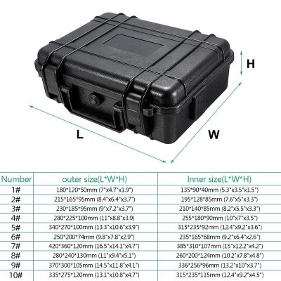 【CW】 7 Sizes Hard Carry Kits with Sponge Storage Safety Protector Organizer Hardware box