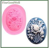 FineGoodWell Rose Flower ซิลิโคน fondant แม่พิมพ์เค้กตกแต่งช็อกโกแลตเบเกอรี่แม่พิมพ์