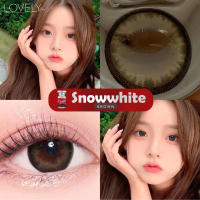 ลาย snow white ❤️ Lovelylens สีเทา สีน้ำตาล ตาโตแบ๊ว เป็นประกาย นำเข้าจากเกาหลีแท้ ??