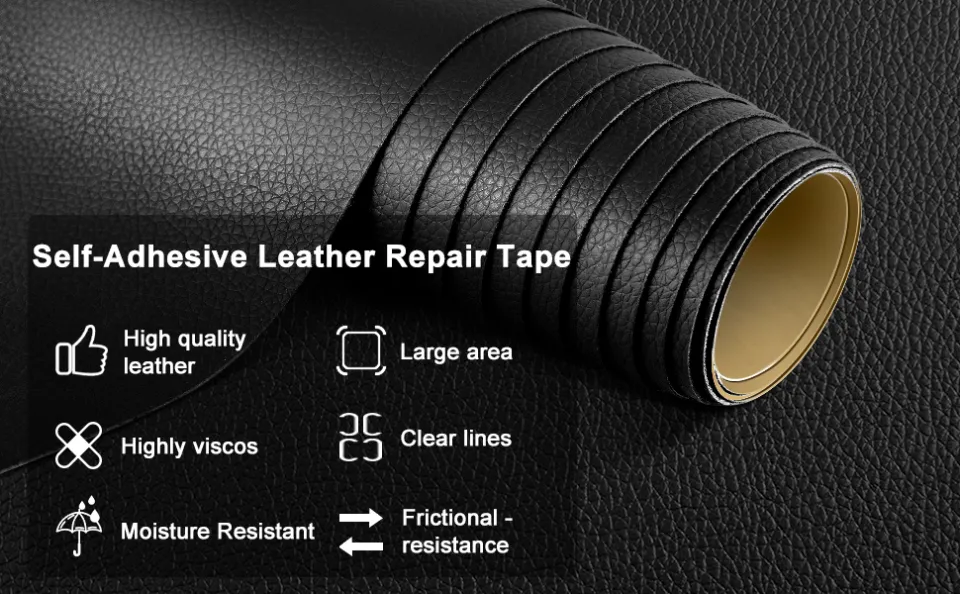 Leather Repair Patch Leather Repair Tape Self-Adhesive Patches Kit