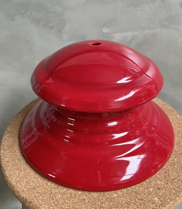 หมวกตะเกียงสำหรับเตะกียง-coleman-200a-สีแดง-3ชั้น-งานใหม่-ชุบสีอีนาเมล-ทนความร้อน