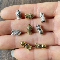 30pcs Arab Muslim Prayer Beads Ancient Silver Tulip Shaped Connector Jewelry Making Tassels DIY Handmade Accessories Supplies DIY accessories and othe