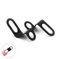 1 Pair niversal Bicycle Motorcycle Relocation Rear Turn Signal Light Holder Metal Bracket Indicator Stand Black