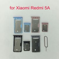 เหมาะสำหรับ Xiaomi Redmi 5A อะแดปเตอร์ถาดซิมการ์ดโทรศัพท์เหมาะสำหรับ Xiaomi 5A ที่อยู่อาศัยเดิมเปลี่ยนที่จับไมโครถาด SD การ์ดใหม่ + เครื่องมือ