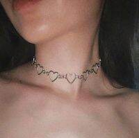 【HOT】✵ Gothic Metal Hollow Connecting Neck Chain Collar Necklace Womens Egirl Jewelry