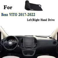 สำหรับ2017-2022 Benz Vito W448 109 190 119 114 116 Dashmat Dashboard แผงฉนวนกันความร้อนครีมกันแดดป้องกัน Pad