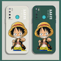 เคส Tecno Spark Power 2 Case Luffy เคสกันกระแทกซิลิโคนเหลวแบบเต็มรูปแบบต้นฉบับสี่เหลี่ยมจัตุรัสตัวป้องกันกล้องด้านหลัง