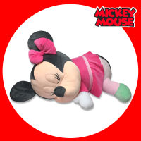 DISNEY ตุ๊กตามินนี่เม้าส์ ตุ๊กตา MINNIE MOUSE ขนาด 10 นิ้ว นอนหมอบ ลิขสิทธิ์แท้ 100% ส่งตรงจากโรงงานผู้ผลิต