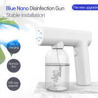 (คลังสินค้าพร้อม) ตัวพ่นฆ่าเชื้อเครื่องพ่นแอลกอฮอล์ Blue Light Nano เครื่องพ่นไอน้ำสเปรย์ไร้สาย G-Un เครื่องพ่นแอลกอฮอล์300ML Sprayer Mist D-Isinfection เครื่อง Sprayer GOn USB ชาร์จแบบพกพาทำความสะอาดปืน