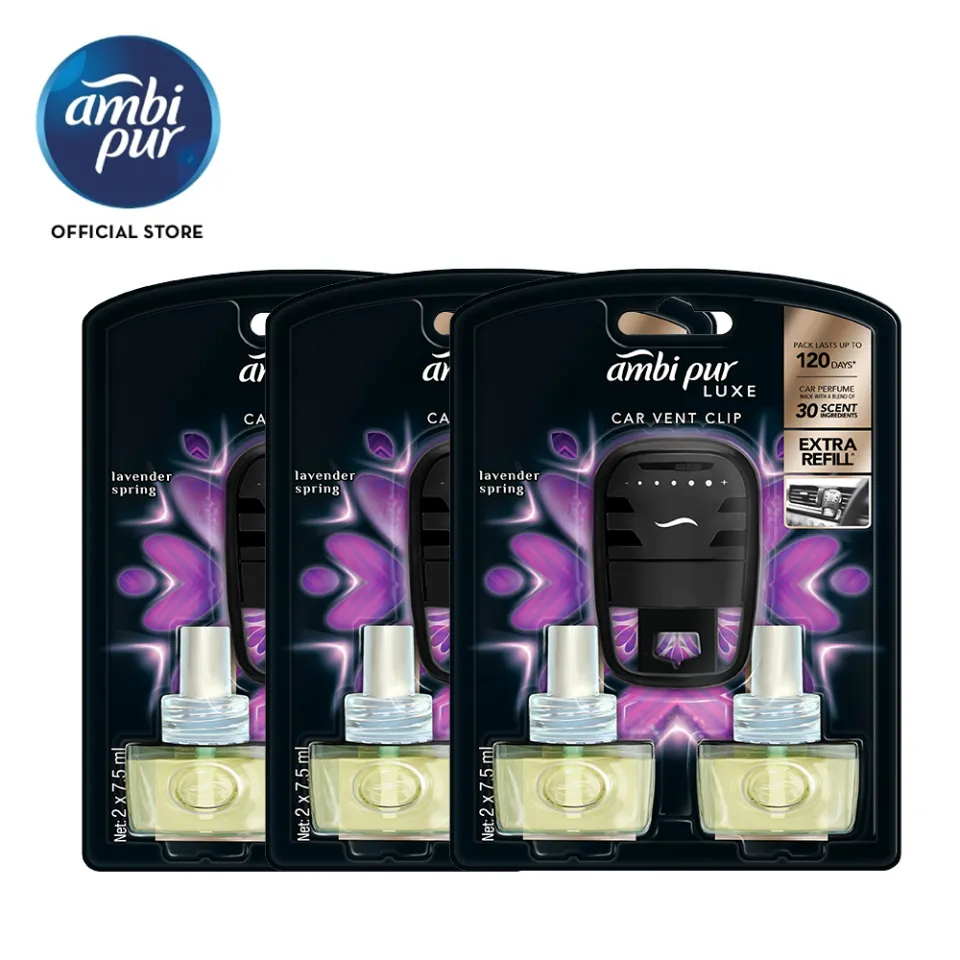 Ambi Pur Car Air Freshener Refill Aerosol, Vanilla Bouquet, 7.5 ml