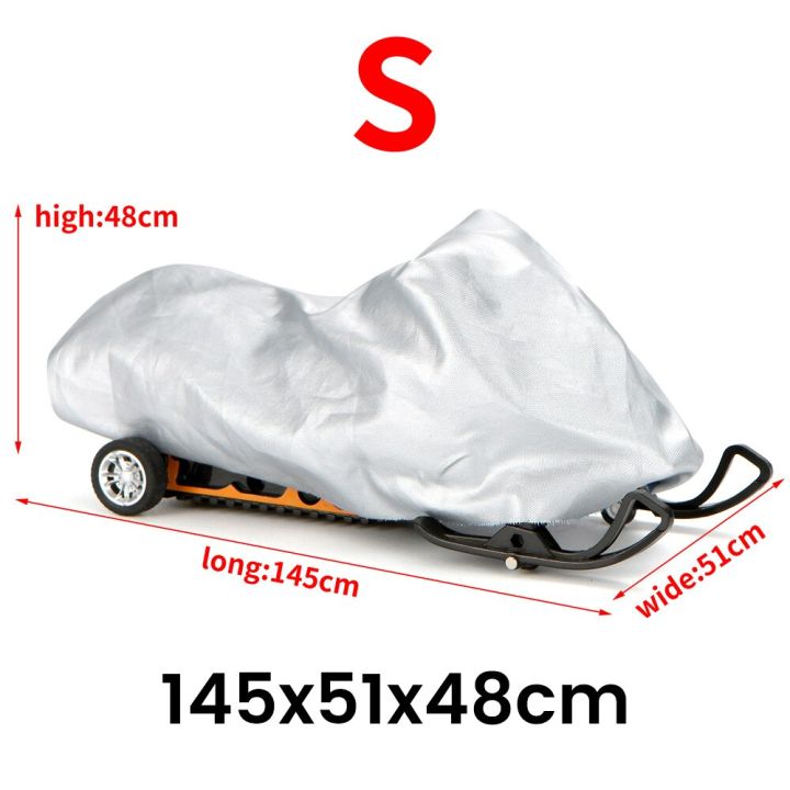 snowmobile-cover-waterproof-dust-trailerable-sled-cover-anti-uv-winter-motorcyle-outdoor-silver-145x51x48cm