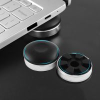 Portable Laptop Stand Mini laptop Cooling Pad For MacBook Small Invisible Cooler Footpad Anti-Slip Notebook Tablet Stand