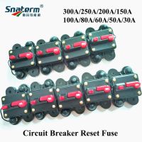 【YF】 50A 60A 80A 100A 150A 200A 250A 300A solar power system overload protection for 12-48V DC circuit breaker fuse reset