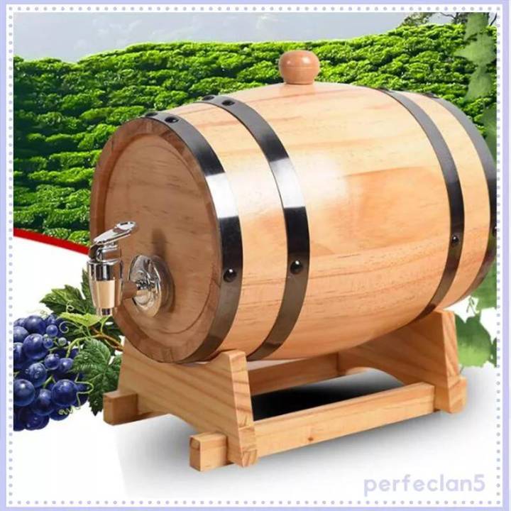 ถังไวน์-ถังไม้สน-ถังเบียร์-การจัดเก็บถังไม้โอ๊ค-ไถังไม้โอ๊ค-1-5lและ-3lไวน์ขาว-ถังไวน์-ถังไม้สน