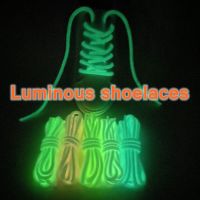 รอบ Luminous Shoelaces Glow In The Dark Night สีเรืองแสงเชือกผูกรองเท้ากีฬาผ้าใบ Shoelaces ผู้ใหญ่เด็กรองเท้า Laces