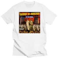 พิเศษพิมพ์ใหม่ capone N noreaga สงครามรายงานเสื้อยืดแฟชั่นผู้ชายด้านบน