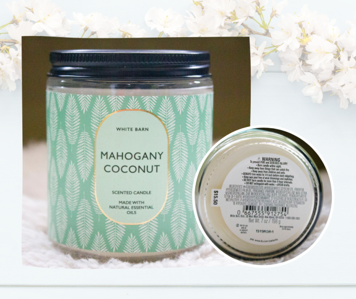 Bath and Body Works Mahogany Coconut 1 Wick Candle Lazada PH