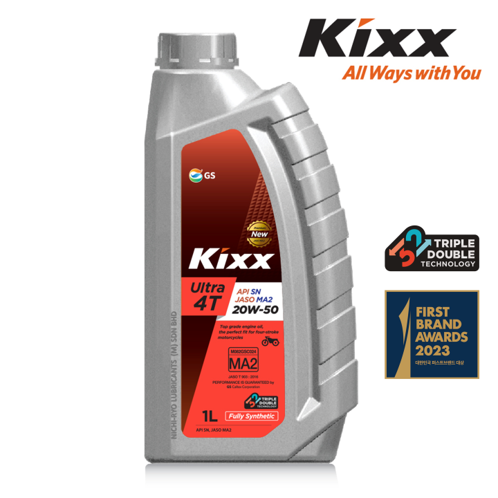 KIXX Ultra 4T SN/MA2 20W-50 Fully Synthetic (1L) | Lazada