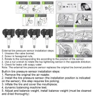 เซ็นเซอร์ระบบควบคุมแรงดันลมยางระบบการตรวจสอบแรงดันยางรถยนต์ประหยัดน้ำมัน TPMS สำหรับอุปกรณ์ตกแต่งรถยนต์สำหรับรถยนต์