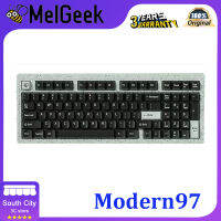 MelGeek Modern97ไร้สายปะเก็นคีย์บอร์ดแบบกลไกสำหรับเล่นเกมสำนักงาน