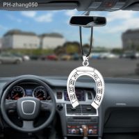 Car Pendant Russia Lucky horseshoe magnet Home Rearview Mirror Decoration Hanging Ornaments Charms Auto Decor Cars Accessories