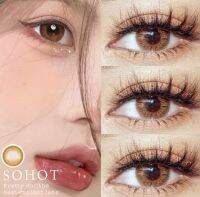 (COD) คอนแทคเลนส์ Contactlens สาย ฝ รุ่น So hot สายตา+ปกติ Prettydoll 0.00 ถึง - 6.00 เลนส์นิ่มใส่สบายตา แถมตลับ