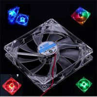 【YD】 12V 0.20A 80mm CPU Cooler 4 Silent Computer Cooling blue and Colorful