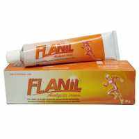 Flanil Cream ฟลานิล ครีมทาลดปวดเมื่อยกล้ามเนื้อ  60 กรัม