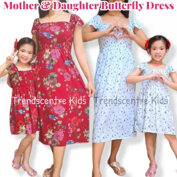 Mother and outlet daughter dress lazada