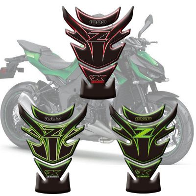 New Motorcycle Gas Cap Fuel 3D Tank Pad Sticker Protection Fish Bone Sticker For Kawasaki Z1000 2010 11 12 13